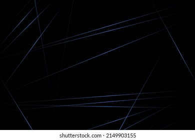 Abstract black with blue lines, triangles background modern design. Vector illustration EPS 10.