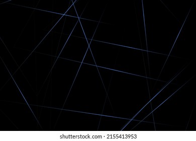 Resumen negro con líneas azules, triángulos de fondo diseño moderno. Ilustración del vector EPS 10.