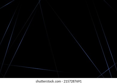 Abstract black with blue lines, triangles background modern design. Vector illustration EPS 10.