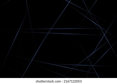 Abstract black with blue lines, triangles background modern design. Vector illustration EPS 10.