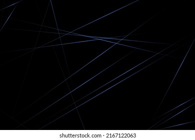 Abstract black with blue lines, triangles background modern design. Vector illustration EPS 10.