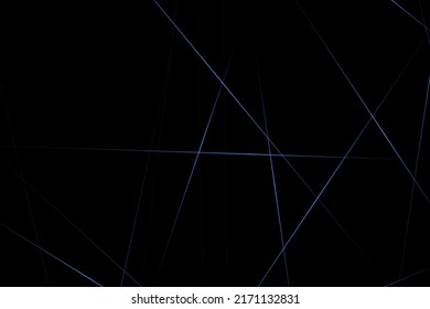 Resumen negro con líneas azules, triángulos de fondo diseño moderno. Ilustración del vector EPS 10.