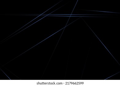 Abstract black with blue lines, triangles background modern design. Vector illustration EPS 10.