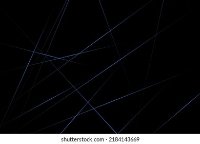 Abstract black with blue lines, triangles background modern design. Vector illustration EPS 10.