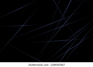 Resumen negro con líneas azules, triángulos de fondo diseño moderno. Ilustración del vector EPS 10.
