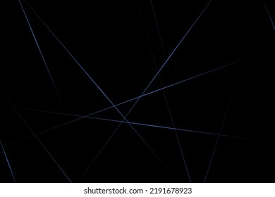 Abstract black with blue lines, triangles background modern design. Vector illustration EPS 10.