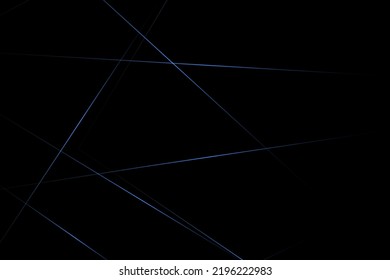 Abstract black with blue lines, triangles background modern design. Vector illustration EPS 10.