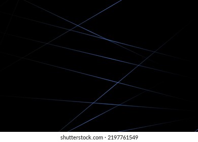 Resumen negro con líneas azules, triángulos de fondo diseño moderno. Ilustración del vector EPS 10.
