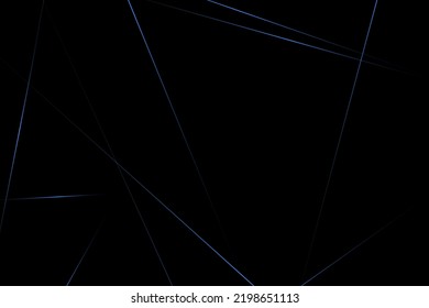 Resumen negro con líneas azules, triángulos de fondo diseño moderno. Ilustración del vector EPS 10.