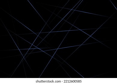 Abstract black with blue lines, triangles background modern design. Vector illustration EPS 10.