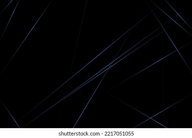 Abstract black with blue lines, triangles background modern design. Vector illustration EPS 10.