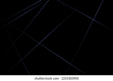 Abstract black with blue lines, triangles background modern design. Vector illustration EPS 10.