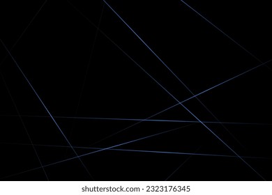 Abstract black with blue lines, triangles background modern design. Vector illustration EPS 10.