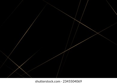 Resumen negro con líneas azules, triángulos de fondo diseño moderno. Ilustración del vector EPS 10.
