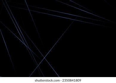 Abstract black with blue lines, triangles background modern design. Vector illustration EPS 10.