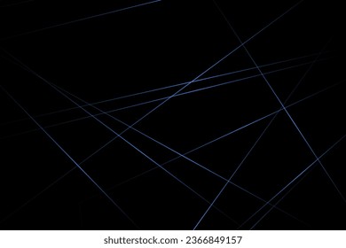 Abstract black with blue lines, triangles background modern design. Vector illustration EPS 10.