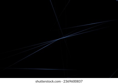 Abstract black with blue lines, triangles background modern design. Vector illustration EPS 10.