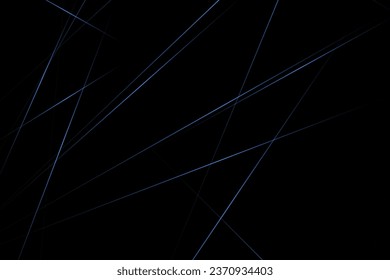 Abstract black with blue lines, triangles background modern design. Vector illustration EPS 10.