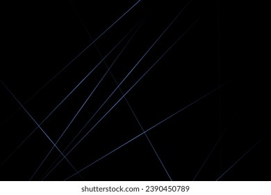 Abstract black with blue lines, triangles background modern design. Vector illustration EPS 10.
