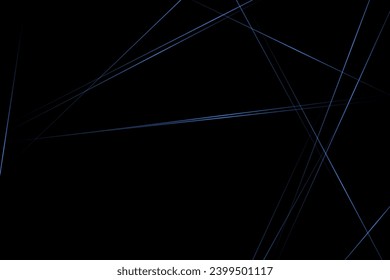 Abstract black with blue lines, triangles background modern design. Vector illustration EPS 10.