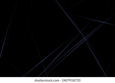 Abstract black with blue lines, triangles background modern design. Vector illustration EPS 10.