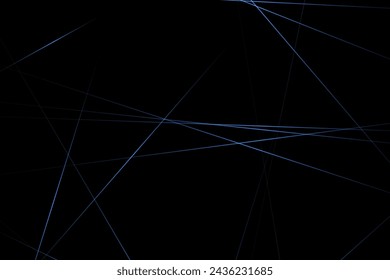 Abstract black with blue lines, triangles background modern design. Vector illustration EPS 10.
