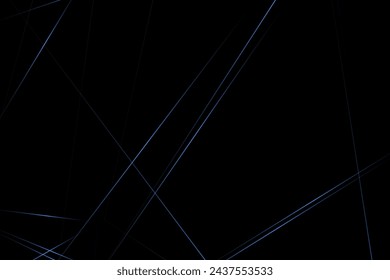 Abstract black with blue lines, triangles background modern design. Vector illustration EPS 10.