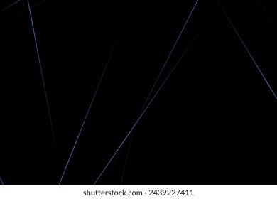 Abstract black with blue lines, triangles background modern design. Vector illustration EPS 10.