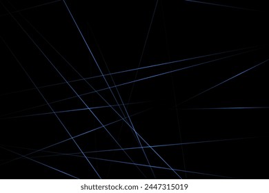 Abstractas negro con líneas azules, triángulos de fondo diseño moderno. Ilustración vectorial EPS 10.