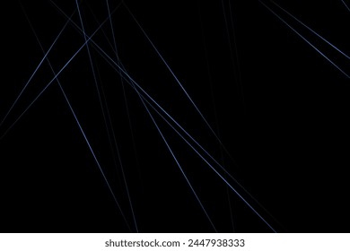 Abstract black with blue lines, triangles background modern design. Vector illustration EPS 10.