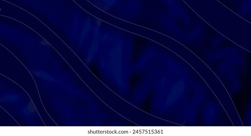 Abstract black with blue lines, triangles background modern design. Vector illustration 