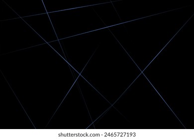 Abstract black with blue lines, triangles background modern design. Vector illustration EPS 10.
