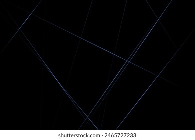 Abstractas negro con líneas azules, triángulos de fondo diseño moderno. Ilustración vectorial EPS 10.