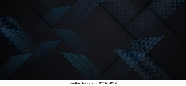 Abstract black blue pattern and dynamic background poster. Illustration in vector format.