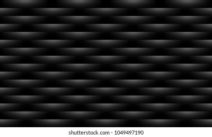 Abstract black brick background with shadows texture. 3d shadow effect background for business presentation, banner, poster, cover or flyer design template