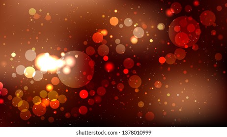 Abstract Black and Brown Blurred Bokeh Background Vector Art