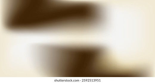 Abstract black brown color gradient blurred modern art background simple waves