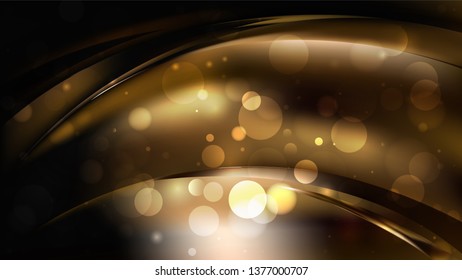 Abstract Black and Brown Defocused Background Vector