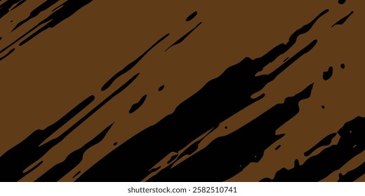 Abstract Black and brown Dirty Grunge Background with Halftone Effect. 