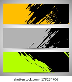 abstract black brush pattern background