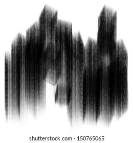 Abstract black brush : vector