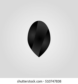 abstract black business icon