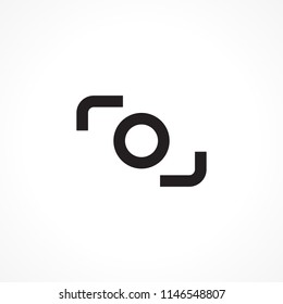 Abstract Black Camera outline 