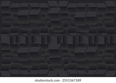 Abstract black charcoal briquettes background.