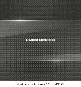 Abstract black circle background with area for attention
