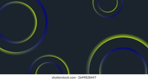 Abstractas fondo negro con luces de neón de colores EPS 10.