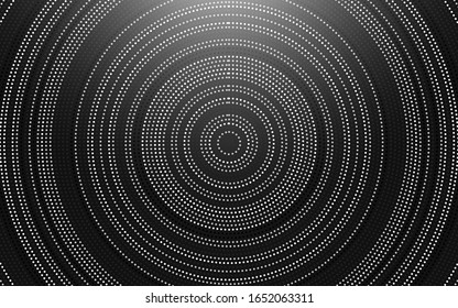 Abstract black circle shapes background a combination wit dots silver glitters element. Vector design template for use element cover, banner, poster, card