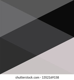 Abstract black color pattern of geometric shapes, Geometric triangular background, vector