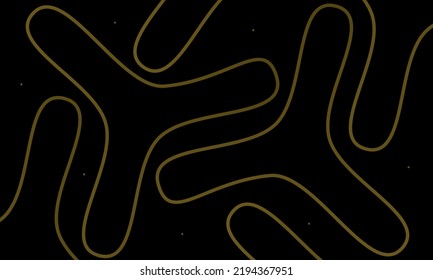 Abstract Black Color Stroke Shape Background Effect Design