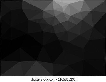abstract black colorful geometric background.low poly pattern vector